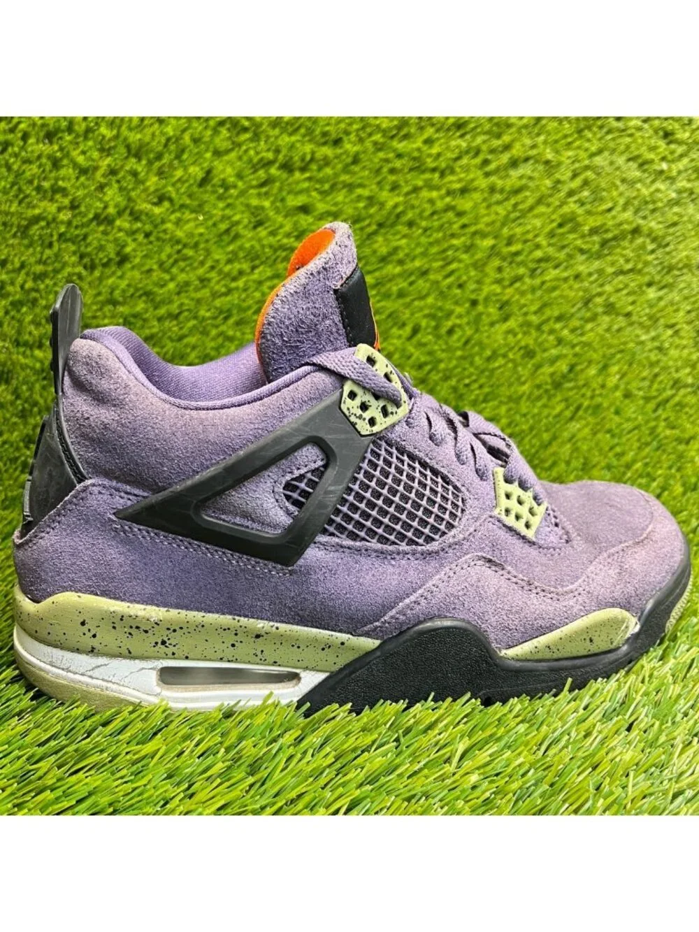 Nike Air Jordan 4 Retro Womens Size 9.5 Canyon Purple Athletic Shoes Sneakers